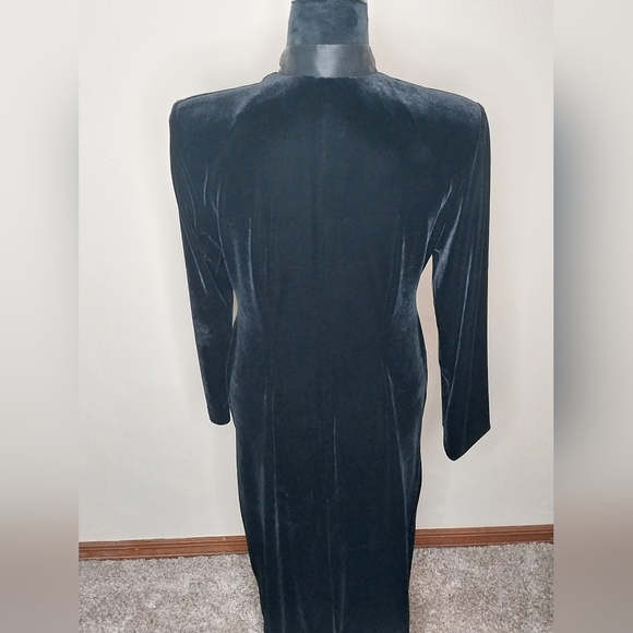 R&M RICHARDS by Karen Kwang velvet long sleeve kimono size L - Picture 4 of 5